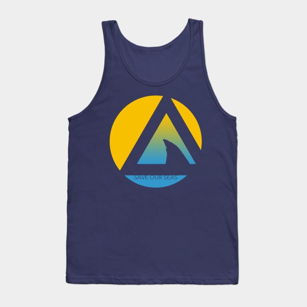 save our seas tricircle Tank Top by somatosis